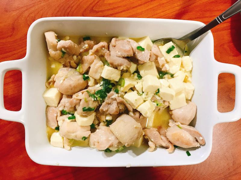 葱盐豆腐鸡