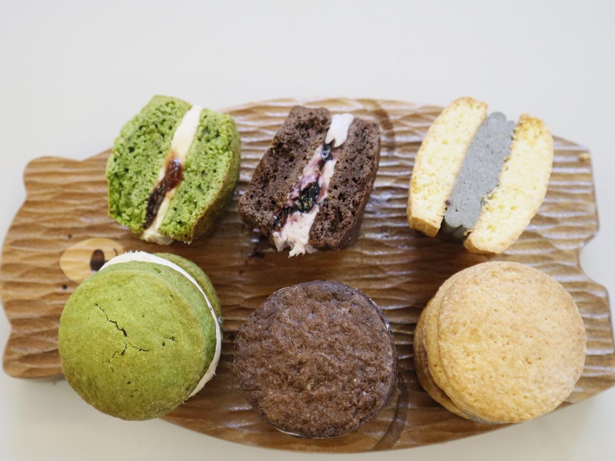 司康堡(豆乳黑芝麻、抹茶草莓、可可藍莓)