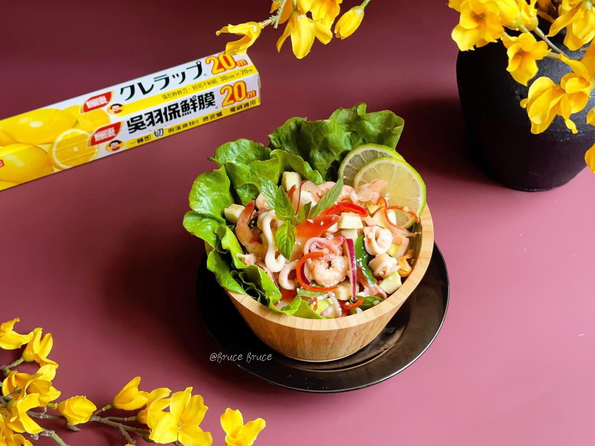 泰式酸甜拌海鮮｜【楓康吳羽保鮮膜】