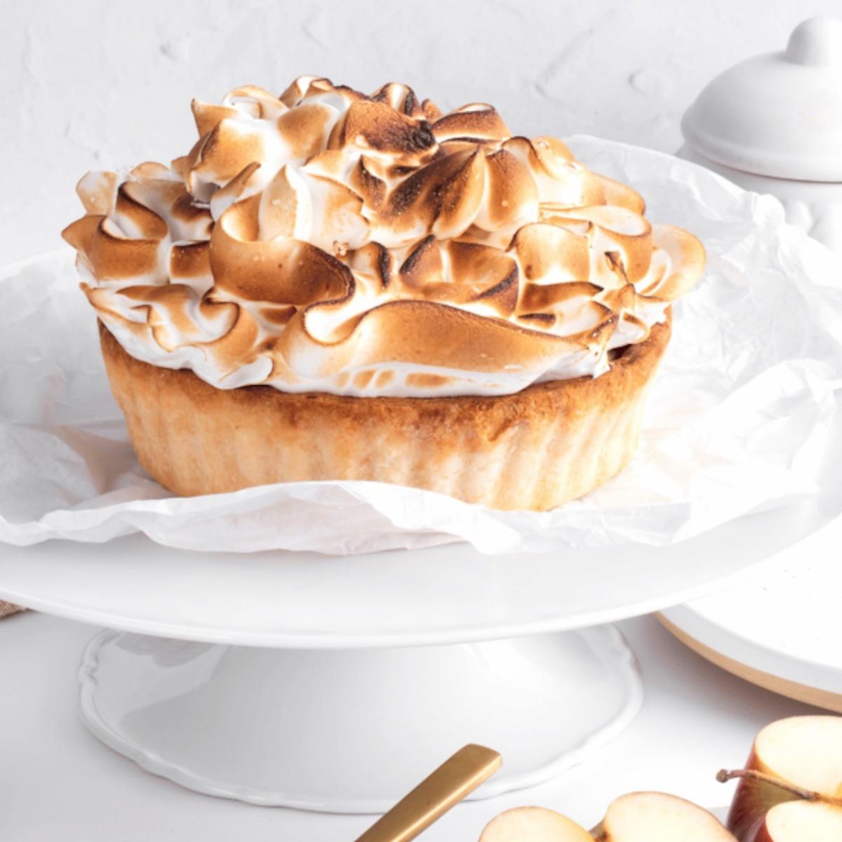 蘋果覆盆子酥皮撻