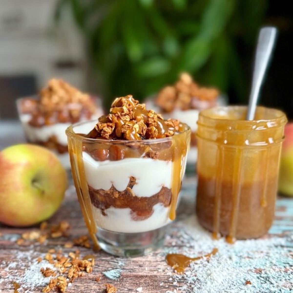 焦糖蘋果派凍糕