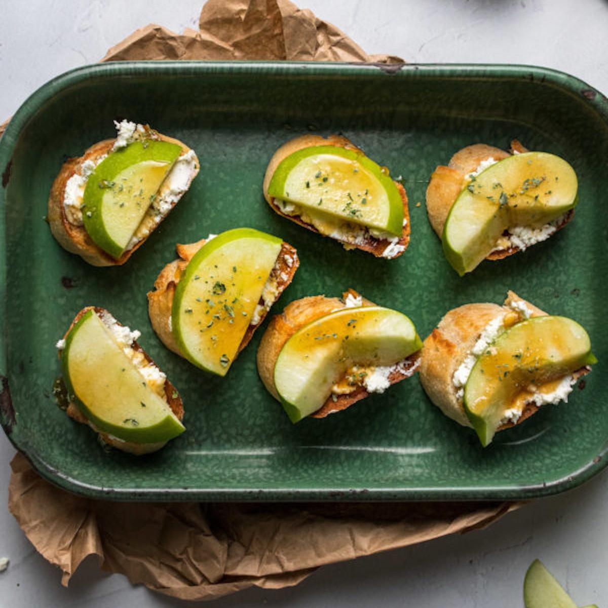 蘋果山羊乳酪意式普切塔