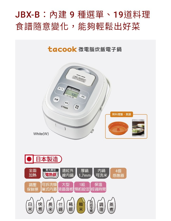 智慧型魔法師~虎牌微電腦電子鍋的第 3 張圖片