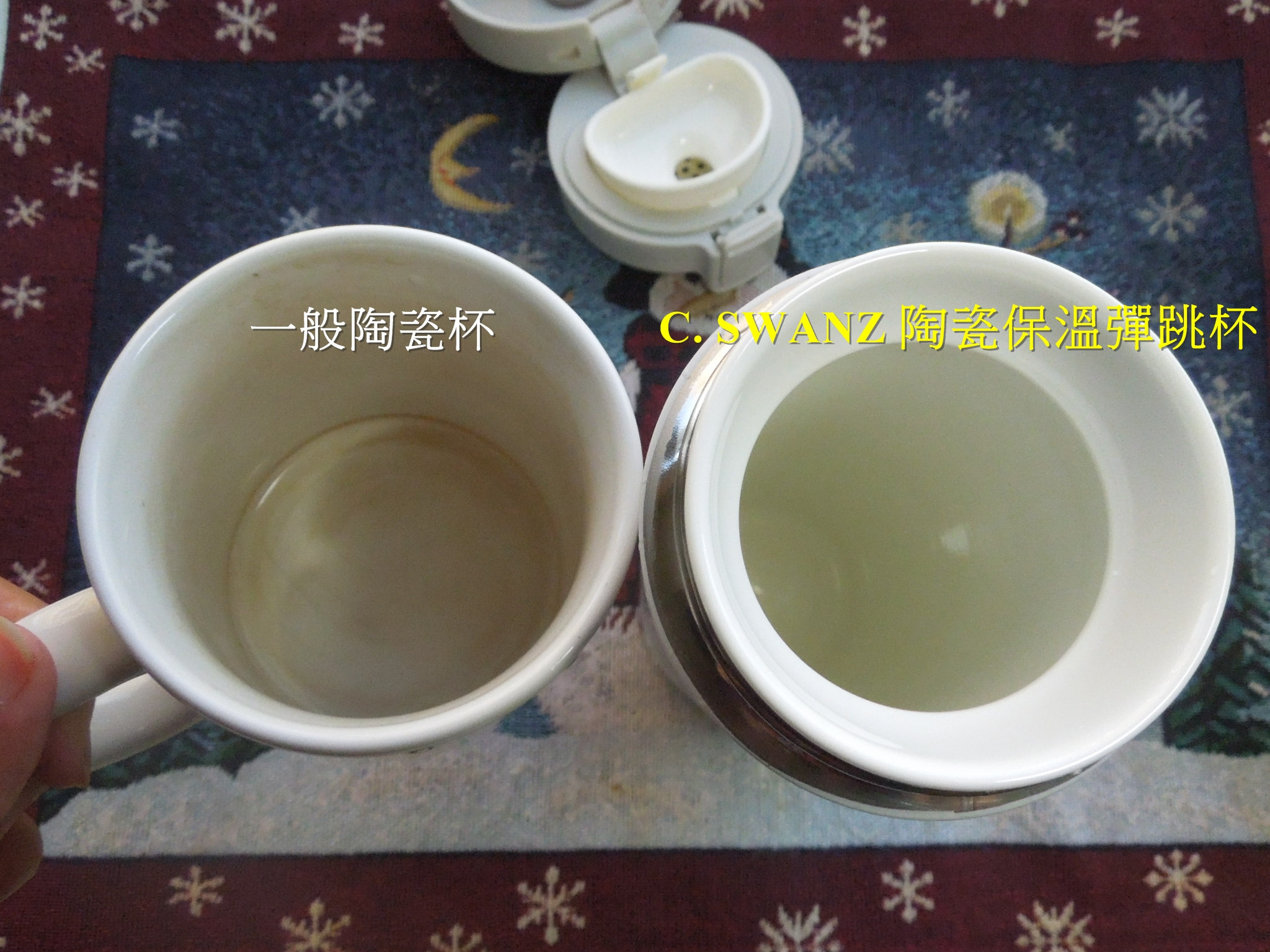 SWANZ 陶瓷保溫彈跳杯環保時尚新選擇的第 7 張圖片