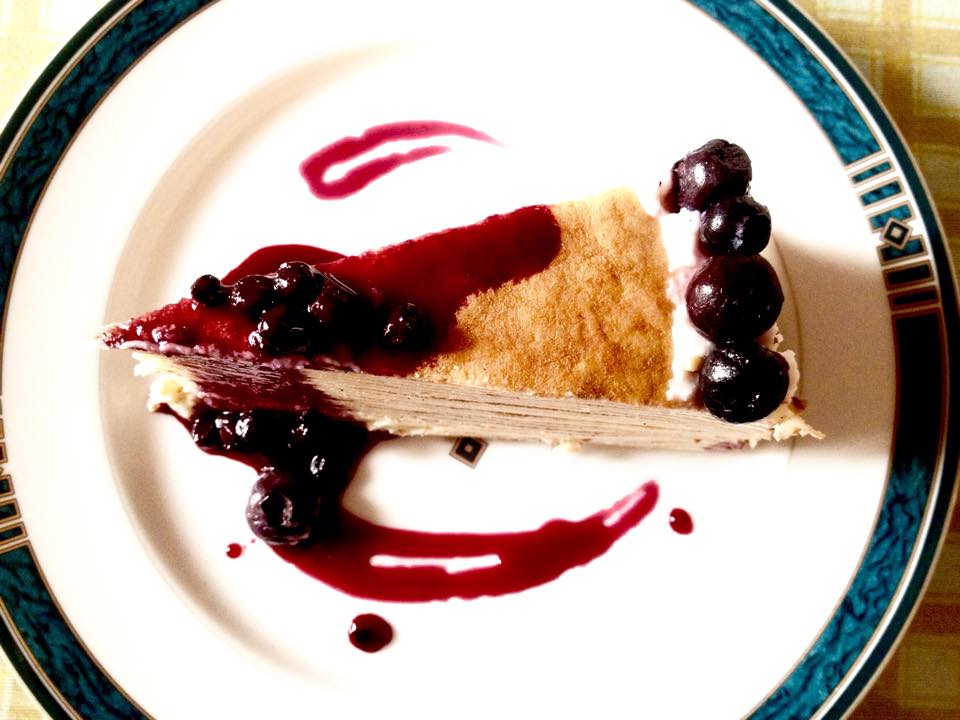 【低脂低糖】法式藍莓千層蛋糕