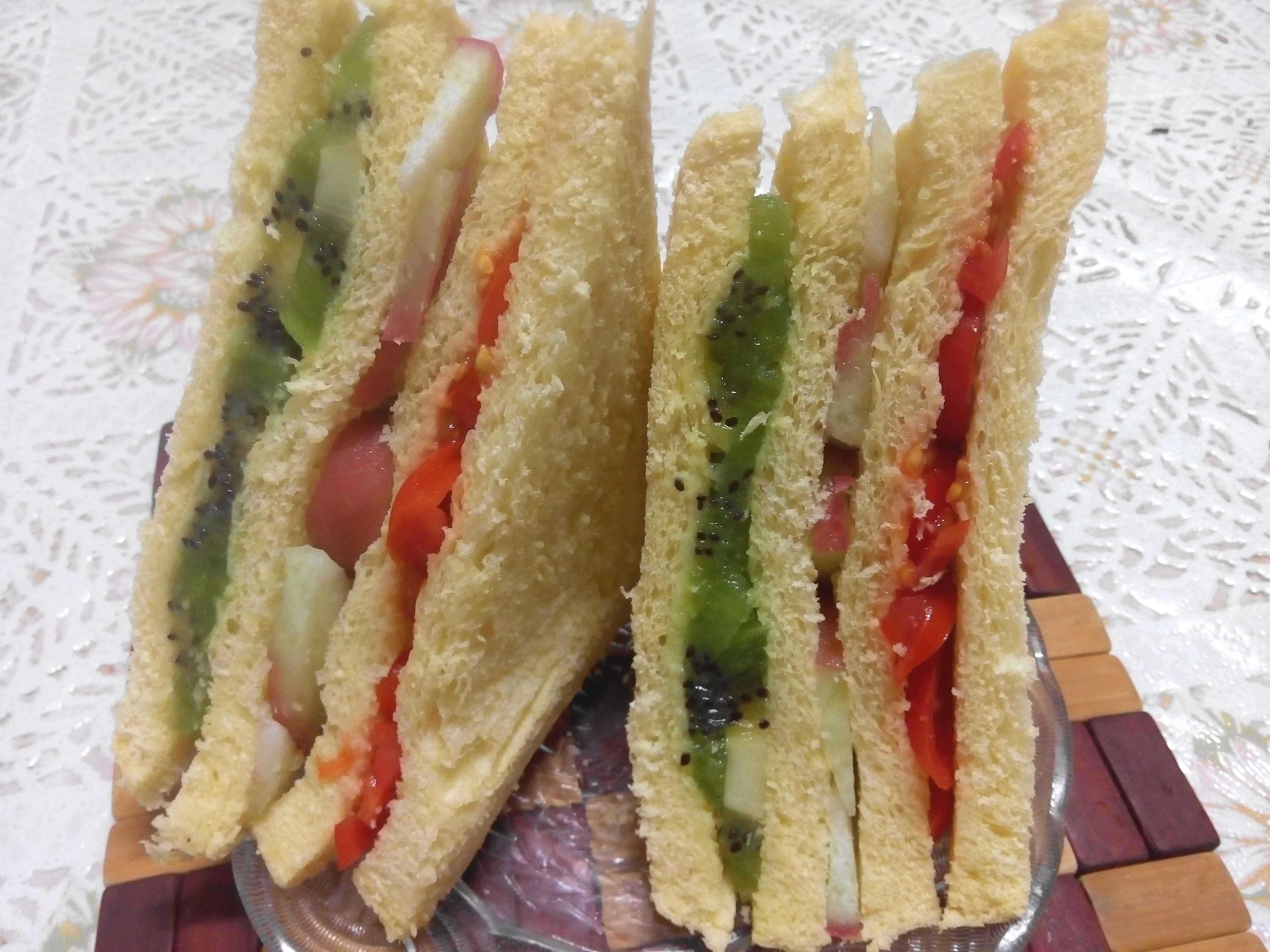 水果版健康三明治的做法_【图解】水果版健康三明治怎么做如何做好吃_水果版健康三明治家常做法大全_Apple小厨房_豆果美食