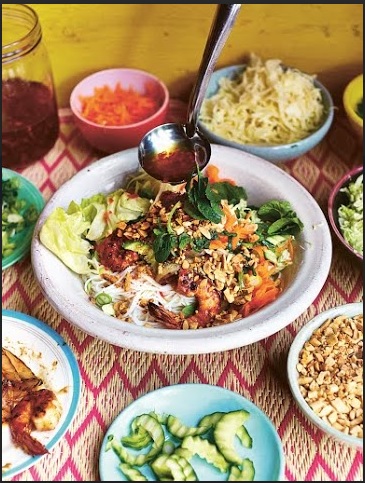 Jamie. Oliver Top notch Vietnamese grilled rice noodles by