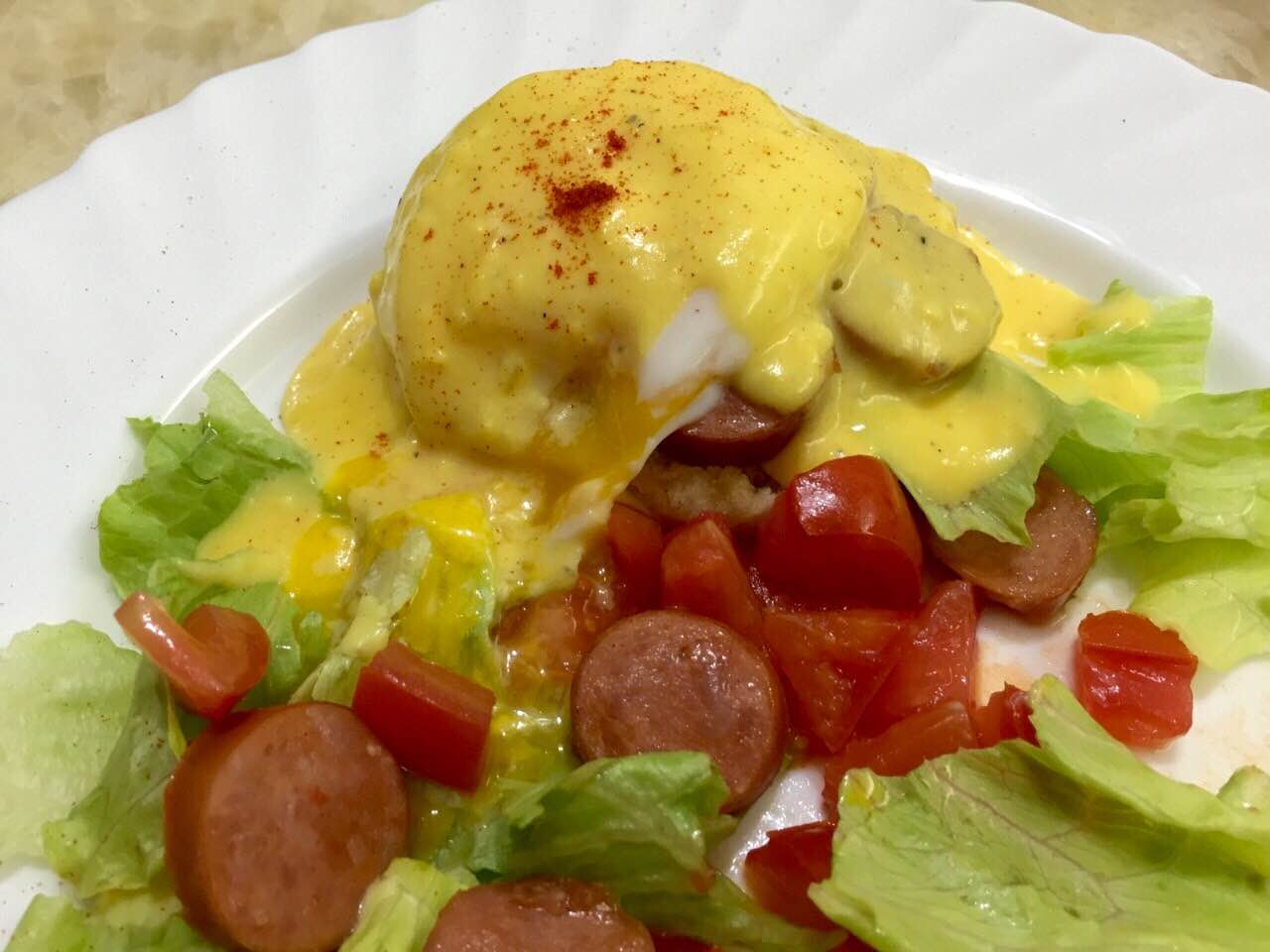 美式早餐 ~ Eggs Benedict