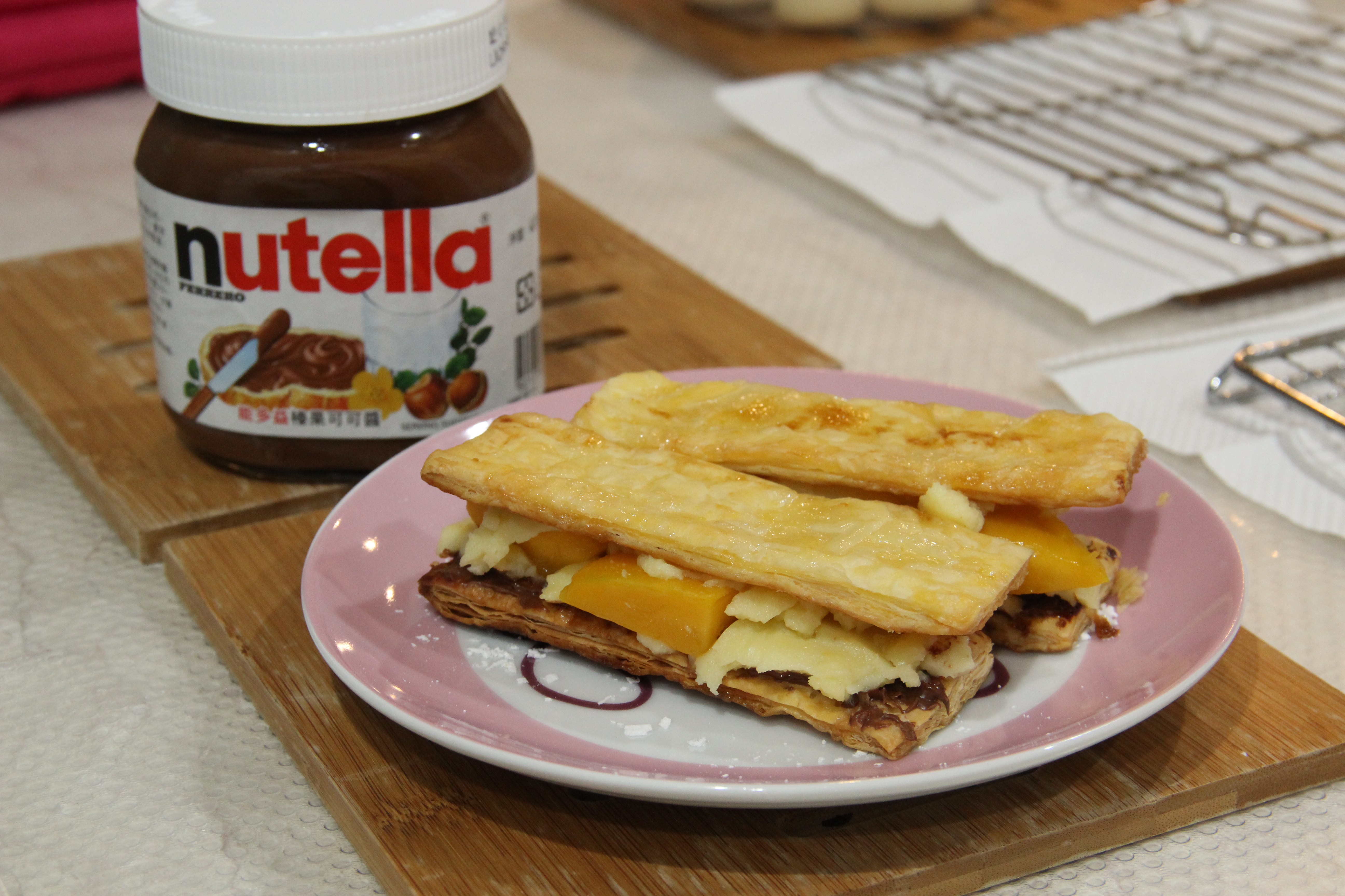 芒果拿破崙派「Nutella好滋味早餐」