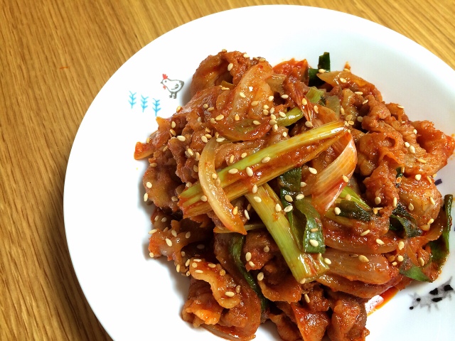 韓國辣醬炒豬肉 고추장불고기