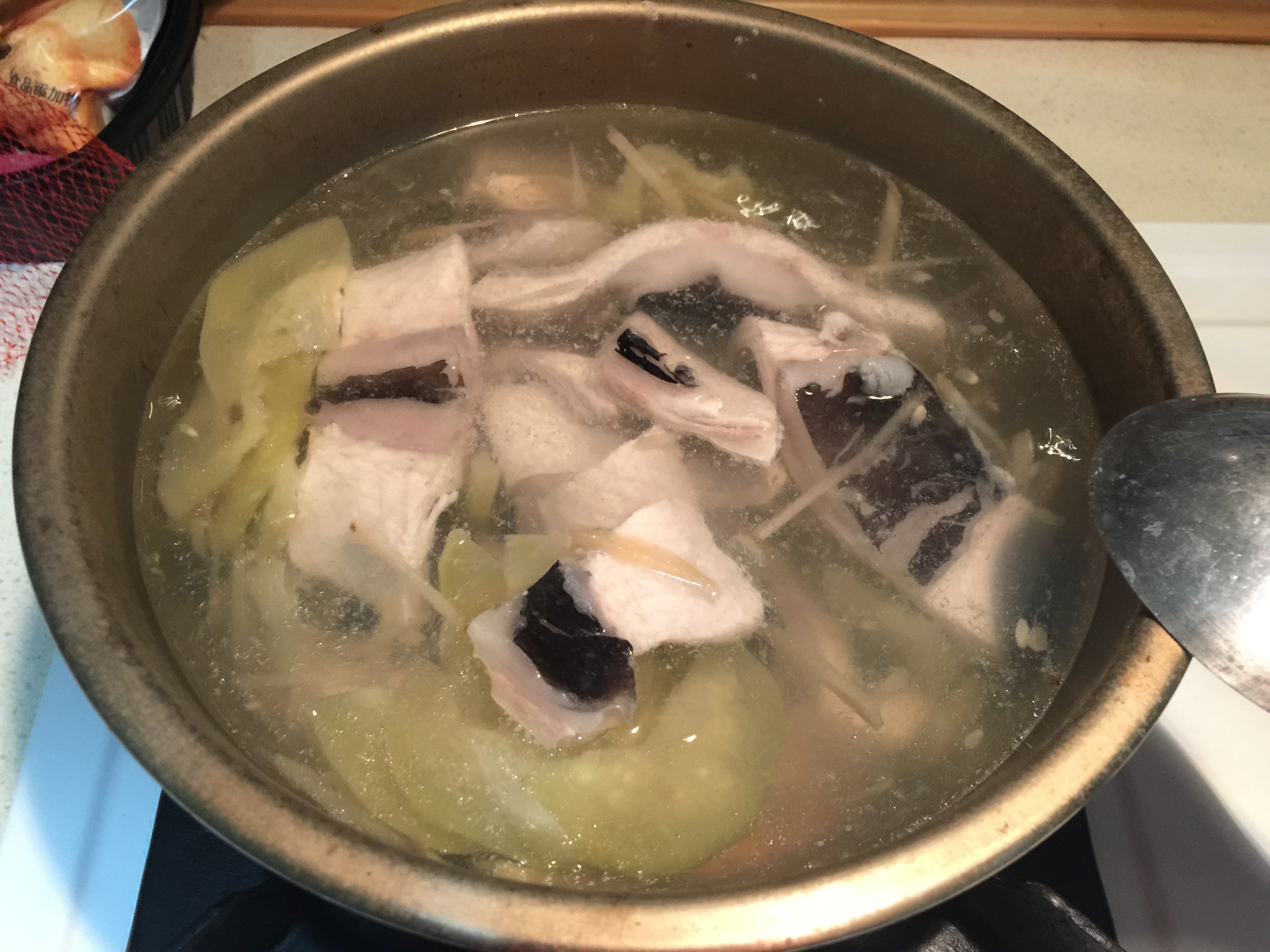 西瓜綿虱目魚湯