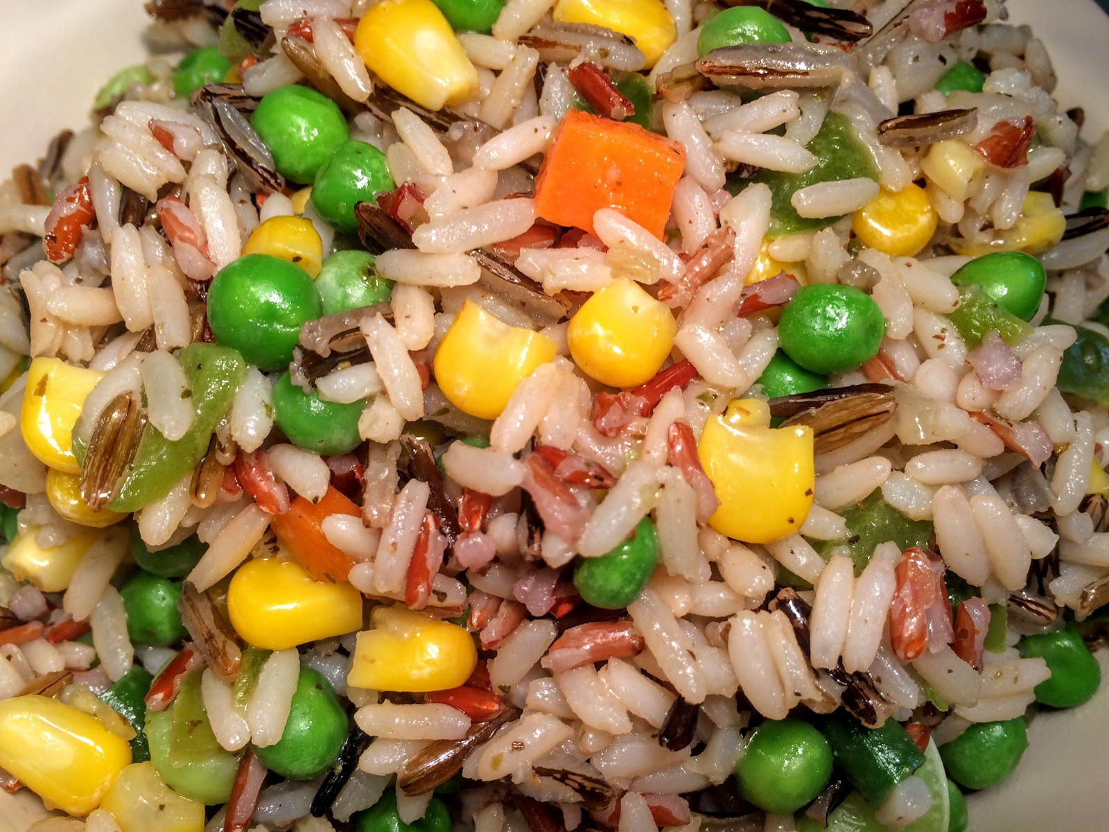 健康蔬食!野米蔬菜沙拉