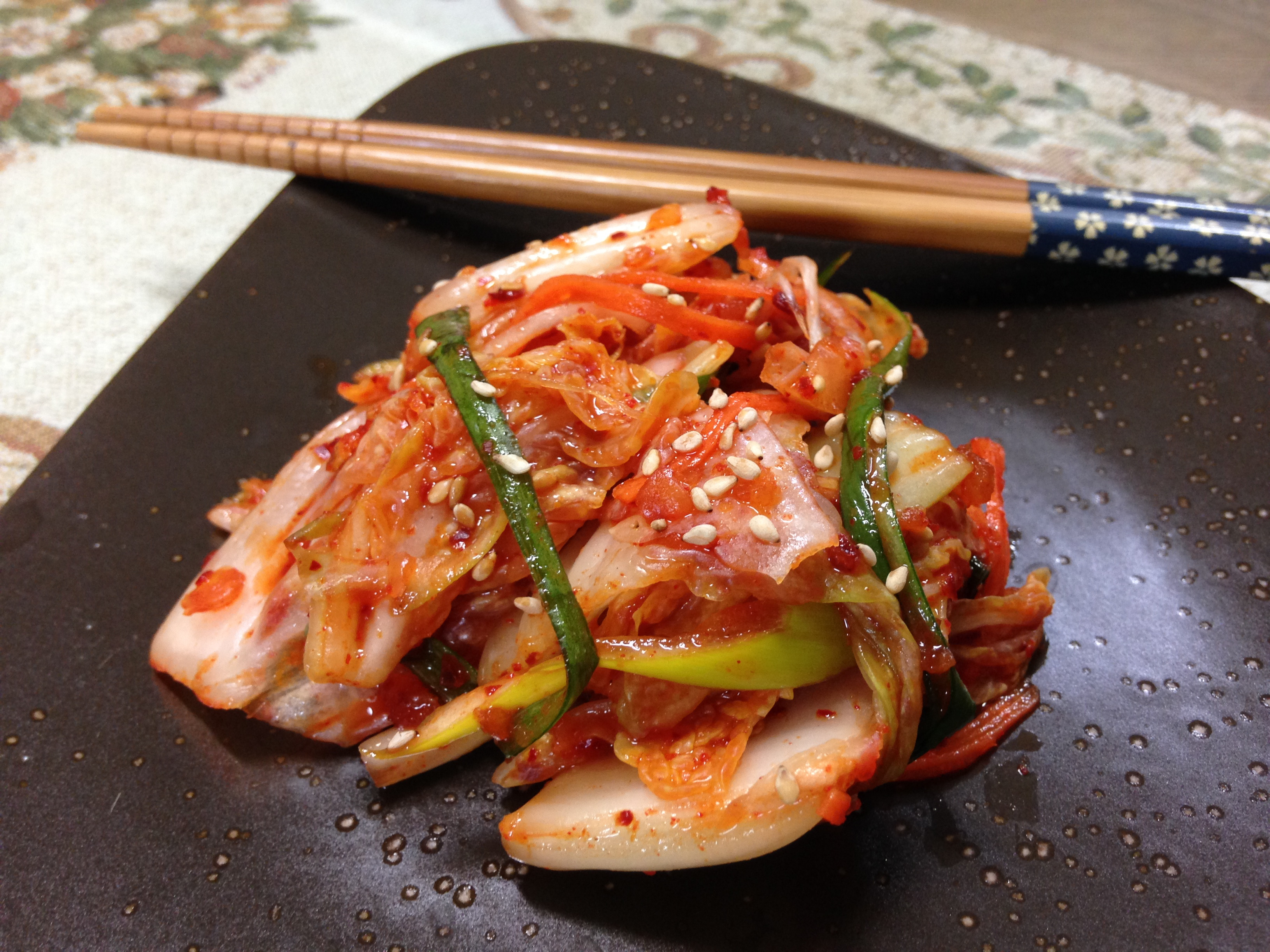 自製韓國大白菜泡菜(배추김치)