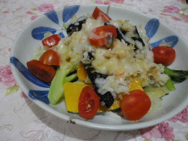 奶油蔬菜燉飯(好侍北海道白醬料理)