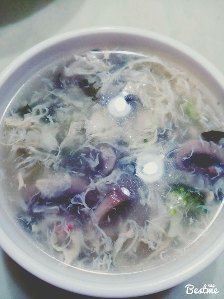 蘑菇翠玉海鮮粥