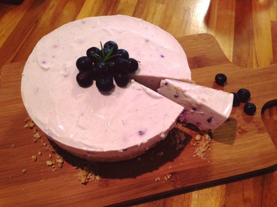 [免烤箱］藍莓起司蛋糕
