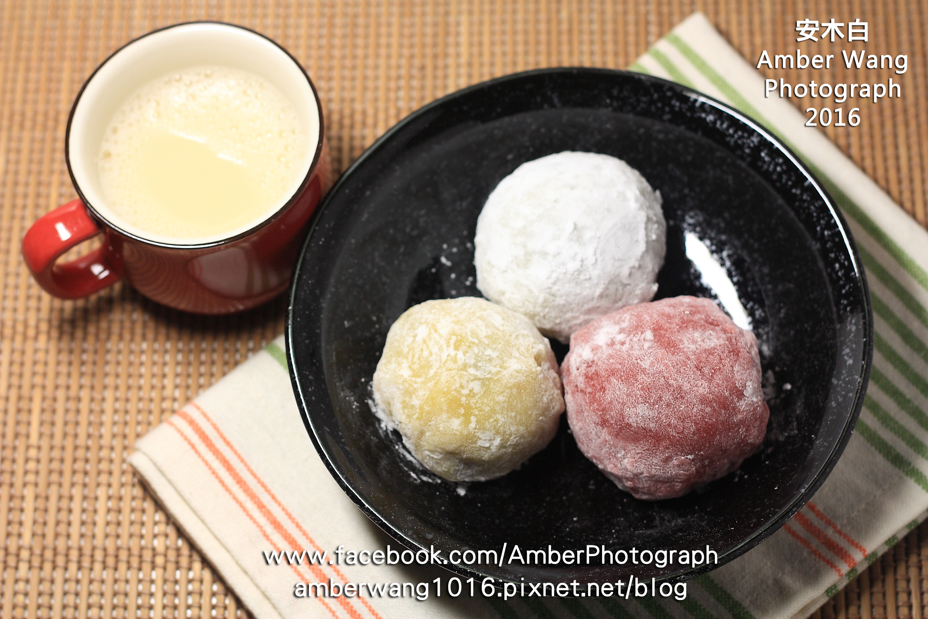 福氣滿滿三色大福 全聯料理王大賽 By 安木白 Amber 愛料理