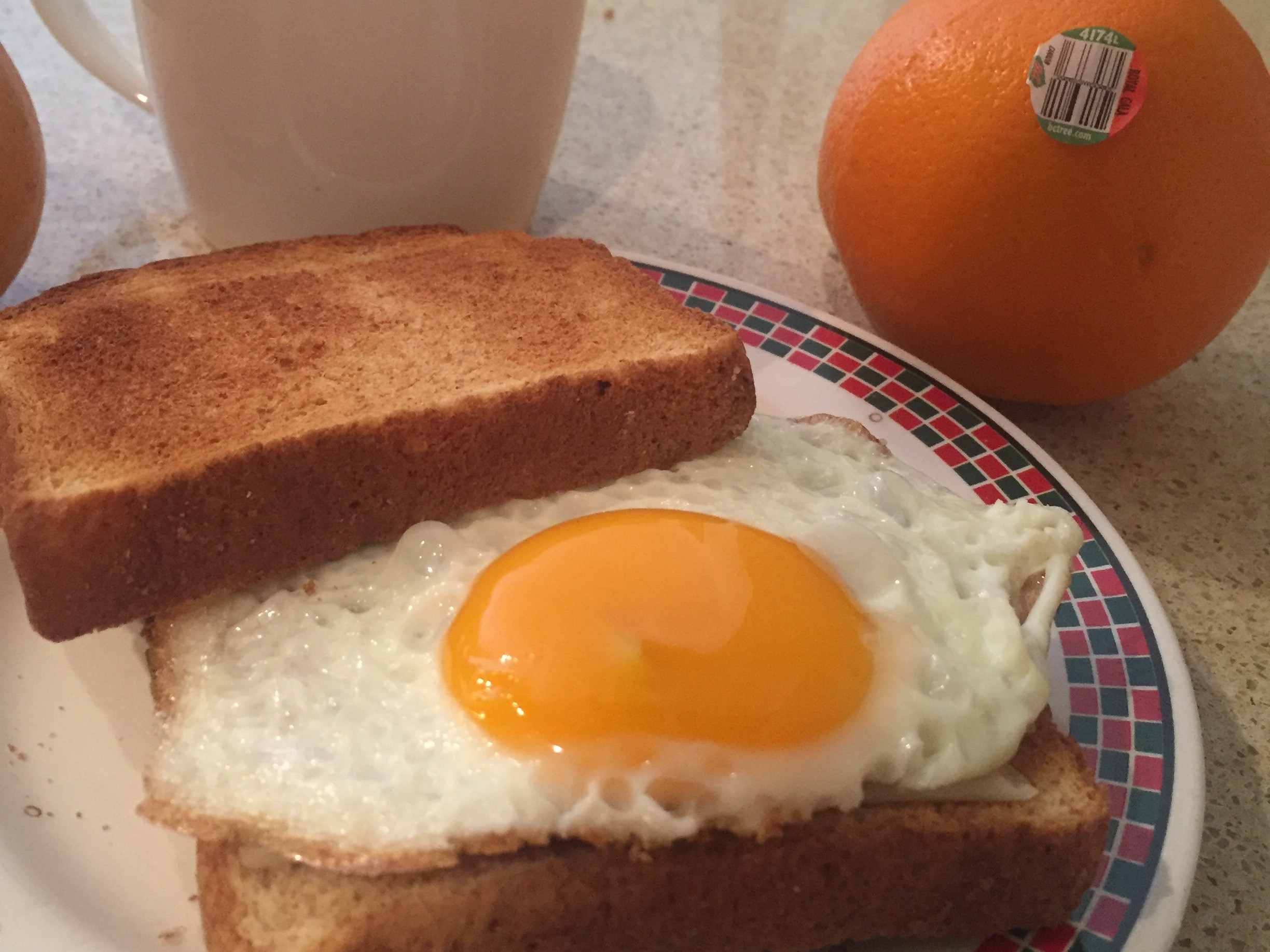【5分鐘早餐】太陽蛋起司三文治