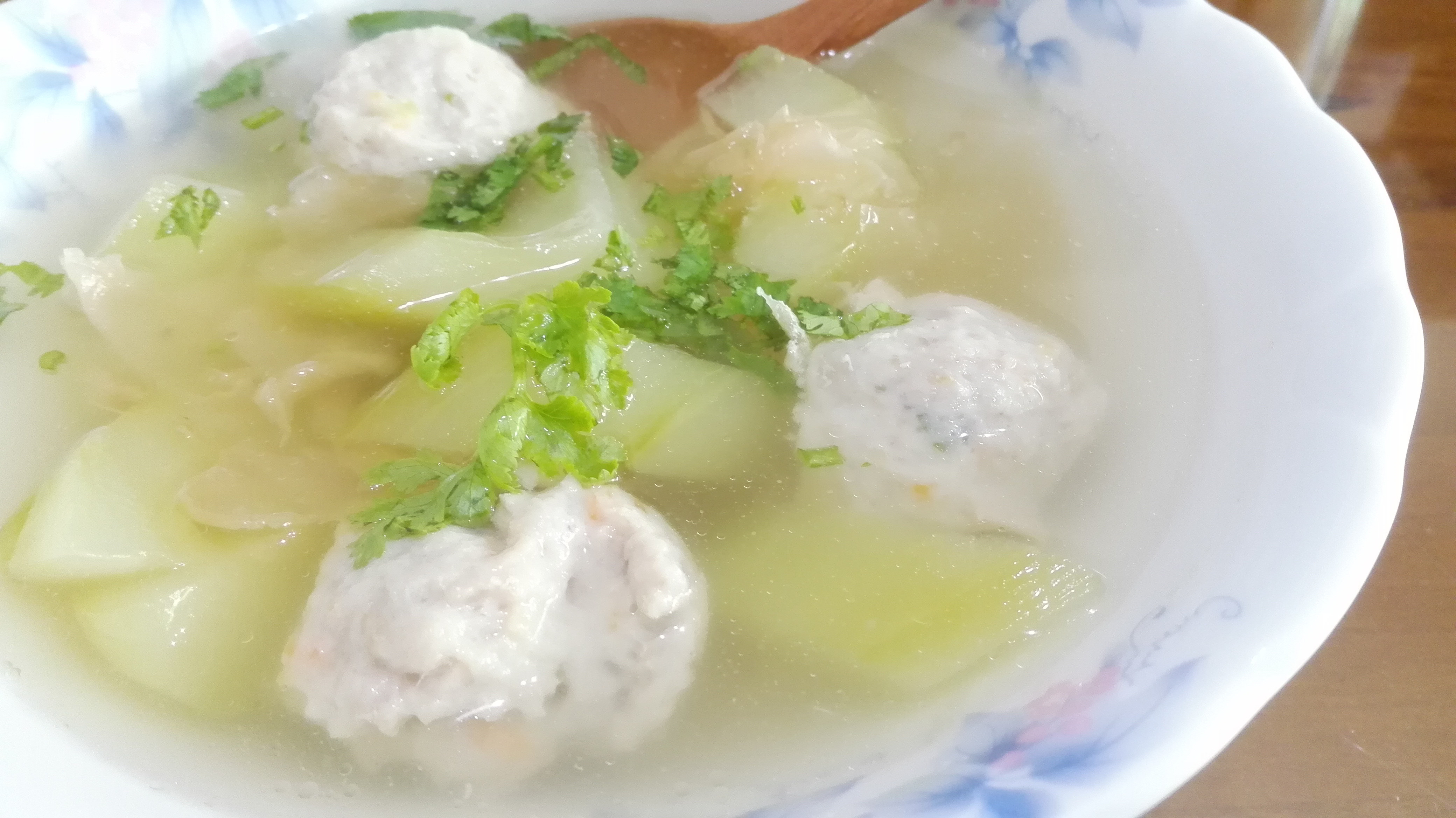 刺瓜(大黃瓜)鮮肉魚丸湯 by 林志勳 - 愛料理