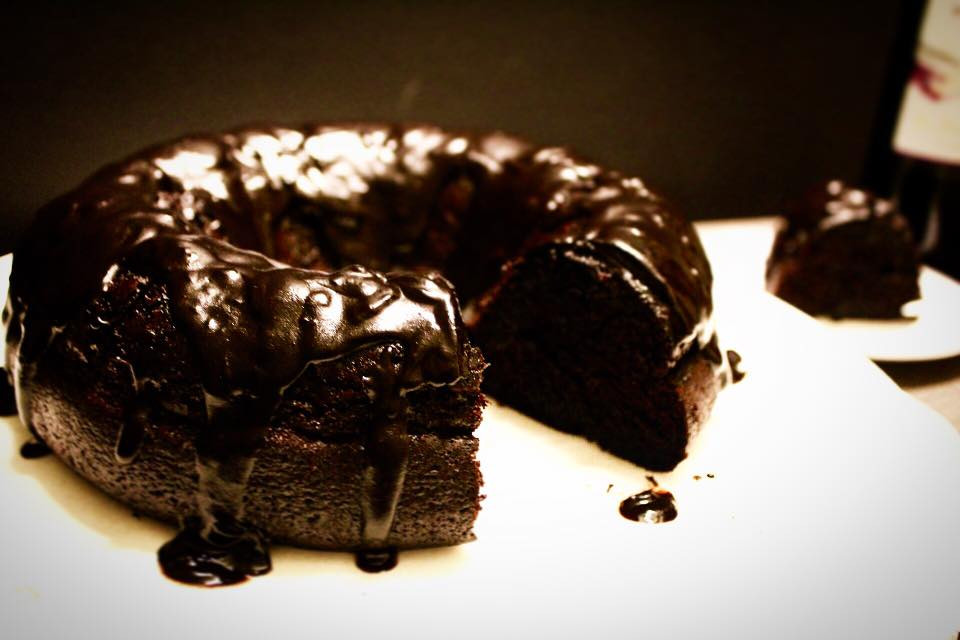 濃密且有層次 甜而不膩的紅酒黑巧克力蛋糕