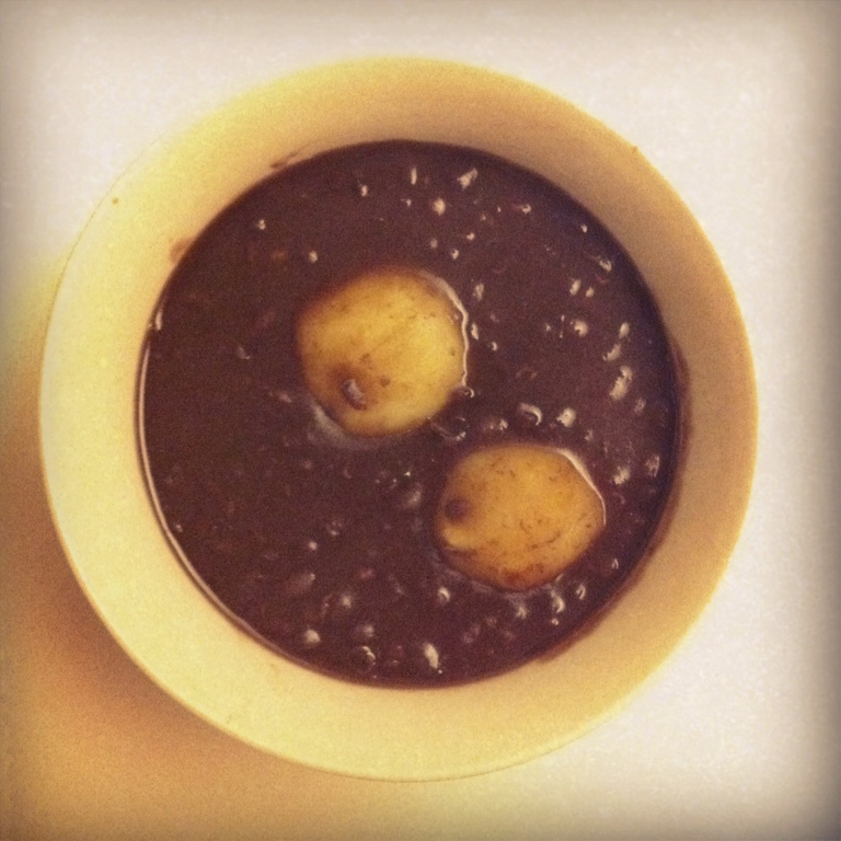 紅豆湯起士湯圓～巧克力湯圓
