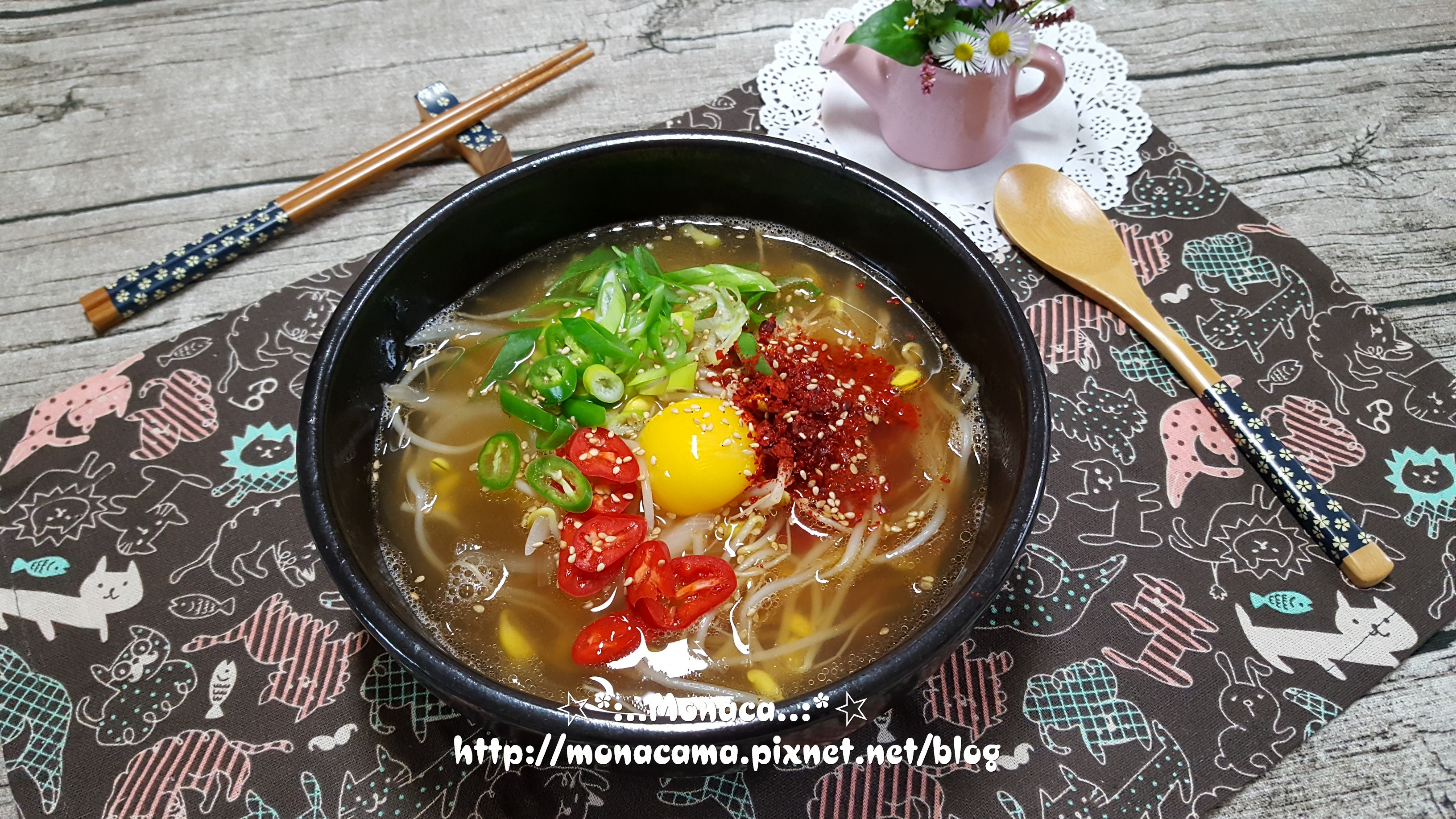 韓式黃豆芽湯飯콩나물국밥