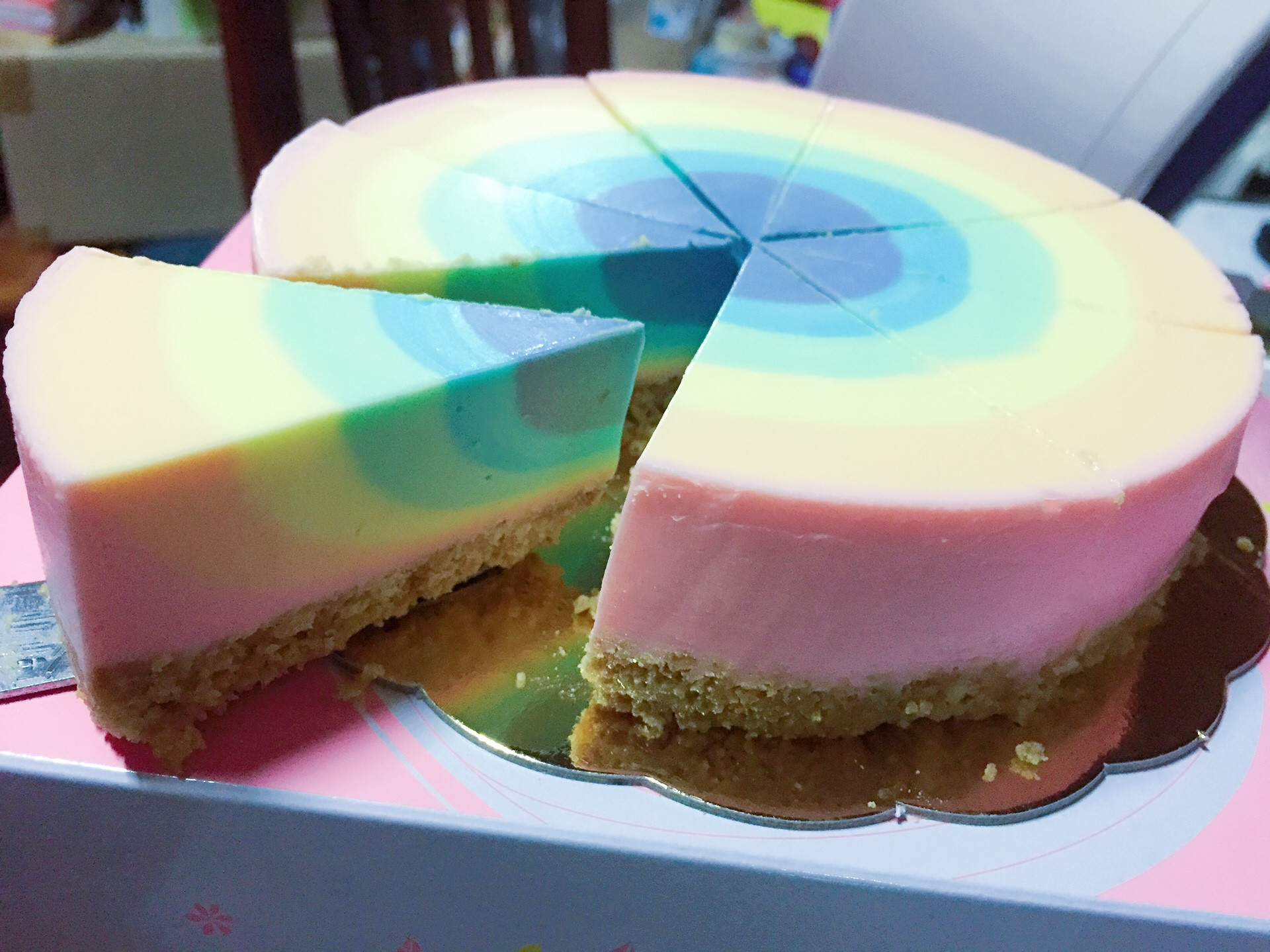 彩虹海绵蛋糕|摄影|产品摄影|美食摄影黄油 - 原创作品 - 站酷 (ZCOOL)