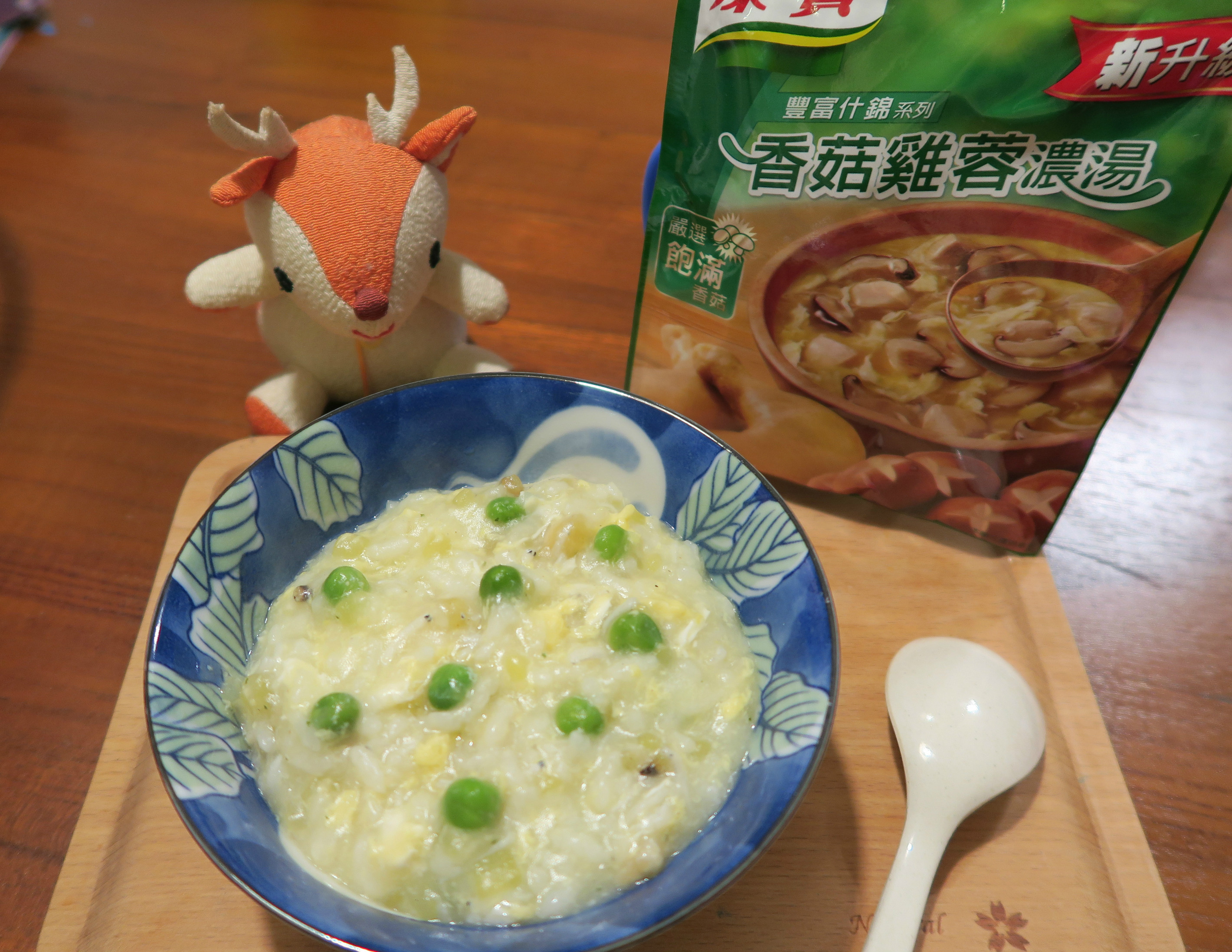 康寶濃湯 吻仔魚青豆番薯粥by 毛豆媽咪 愛料理