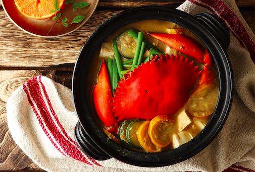螃蟹大醬鍋