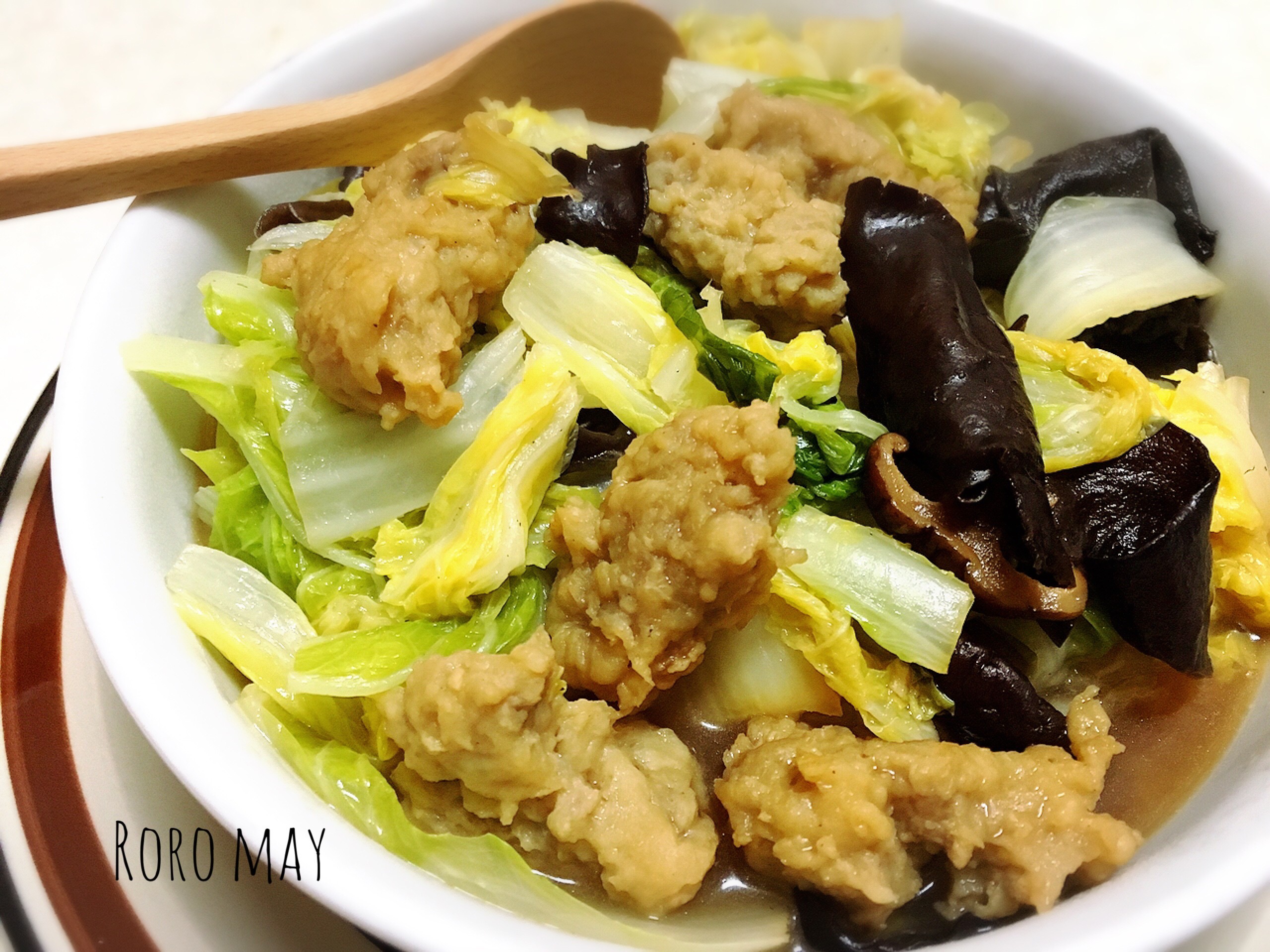 肉羹白菜滷by 肉肉妹的生活雜記 愛料理