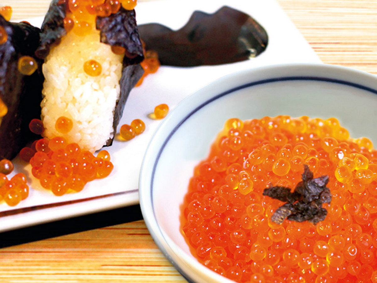 「安永鮮物」手作鮭魚卵握壽司&鮭魚卵丼飯