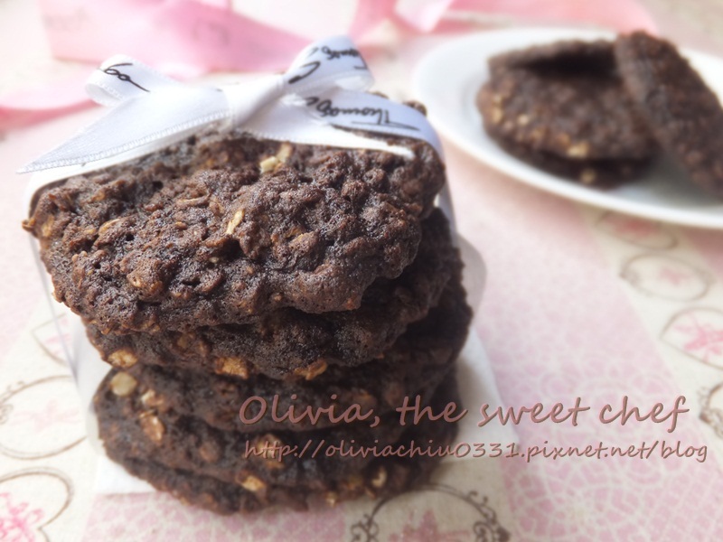 [Olivia♥]巧克力燕麥餅乾 Chocolate Oatmeal Cookies