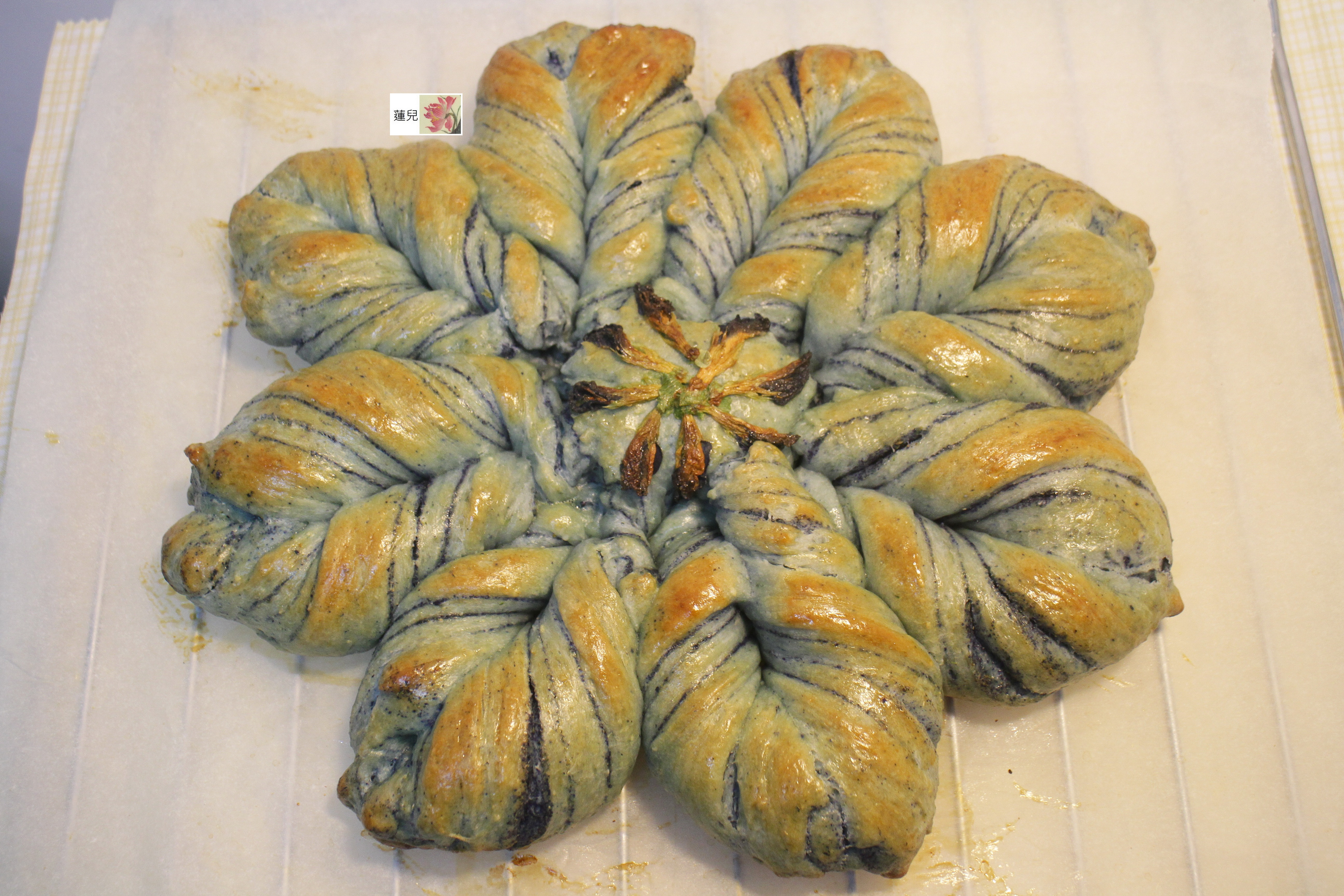 【春游美食】紫薯卷面包和花式豆沙面包 蓝莓果酱面包_蓝莓果酱面包_江家厨房的日志_美食天下