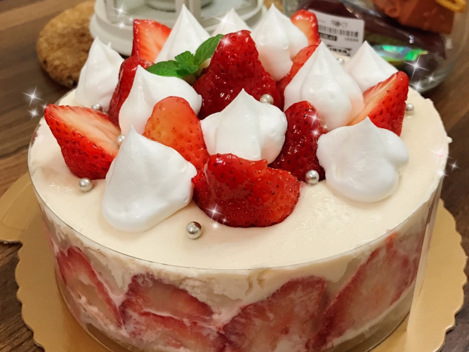 【免烤箱】草莓生乳酪蛋糕