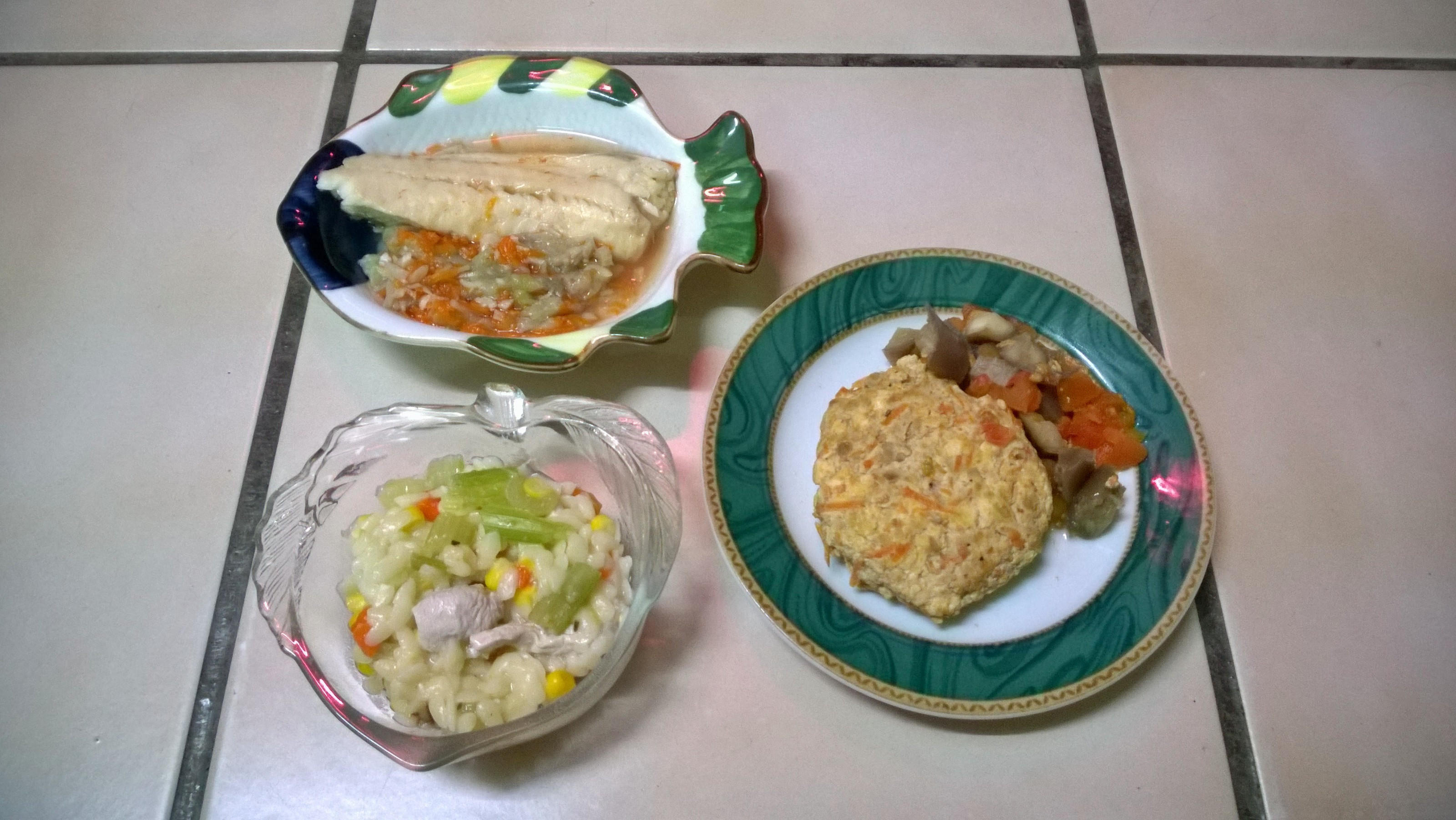 鮮食🐾絲瓜鯛魚 蔬菜雞肉米型麵 漢堡排
