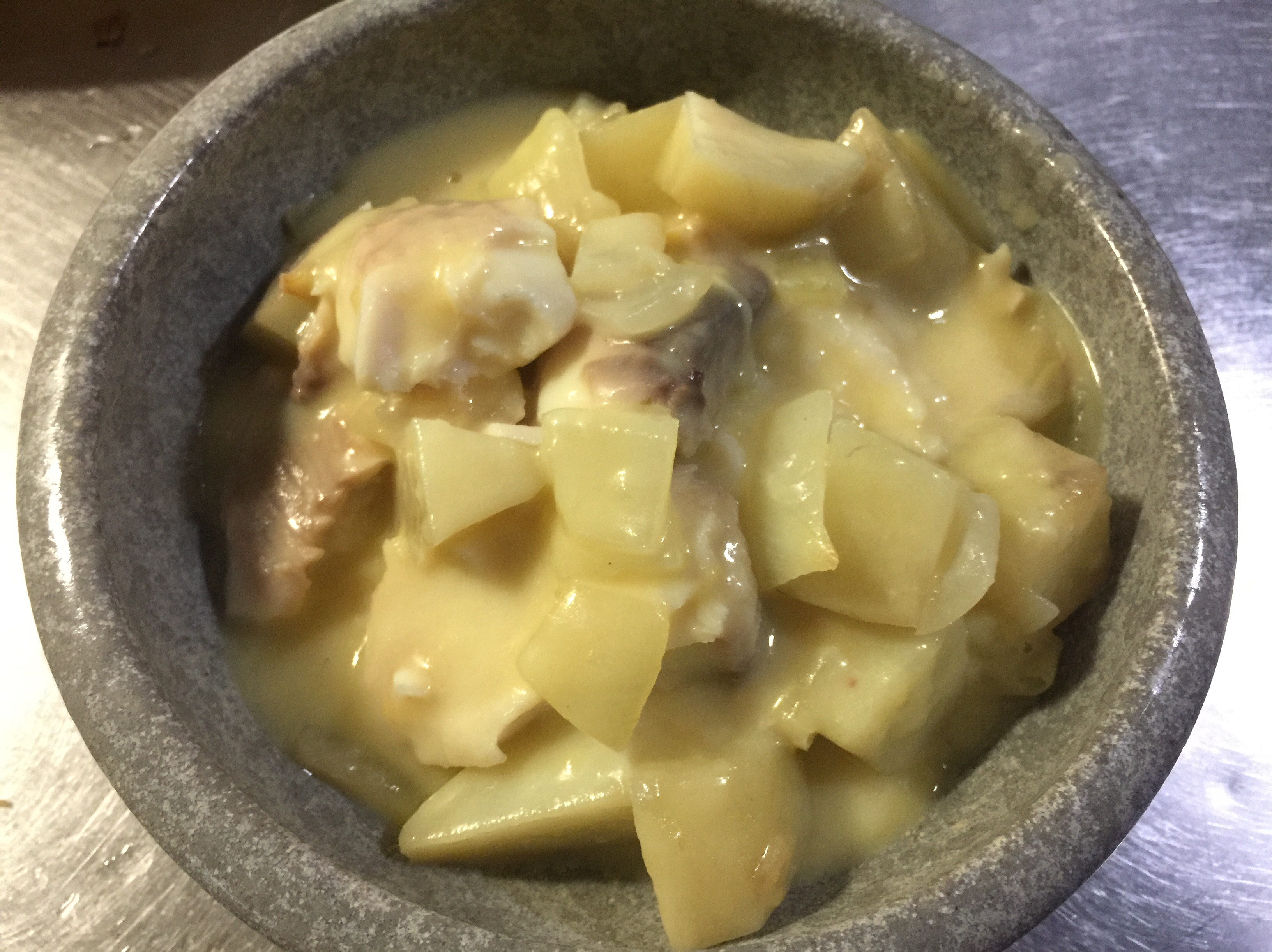 北海道奶油白醬鯛魚咖哩