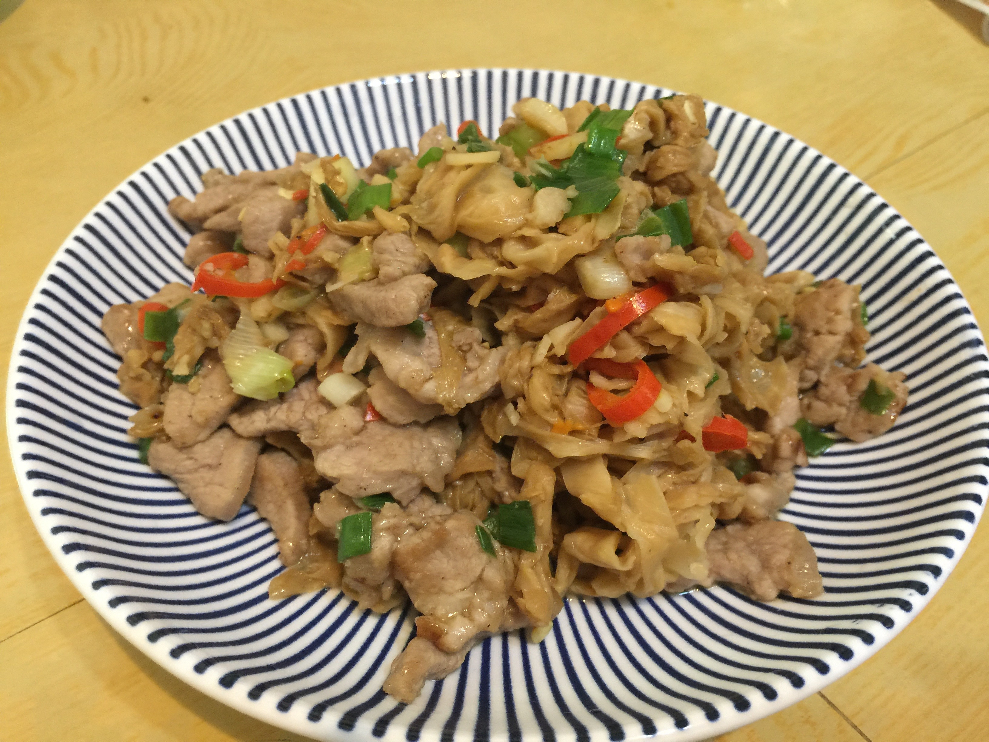 高麗菜乾炒肉絲 台糖安心豚 By Pigleg Huang 愛料理