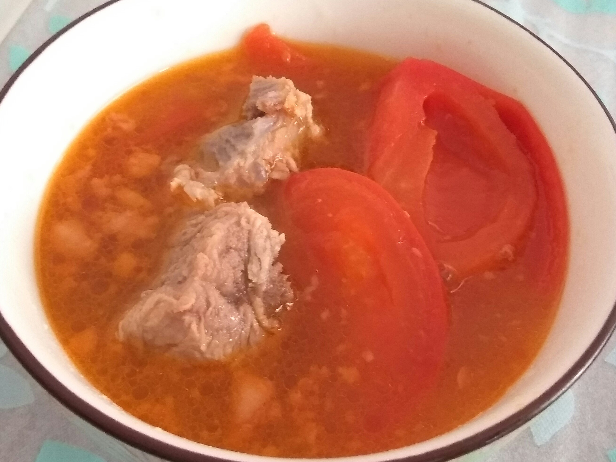 蕃茄肉醬排骨湯