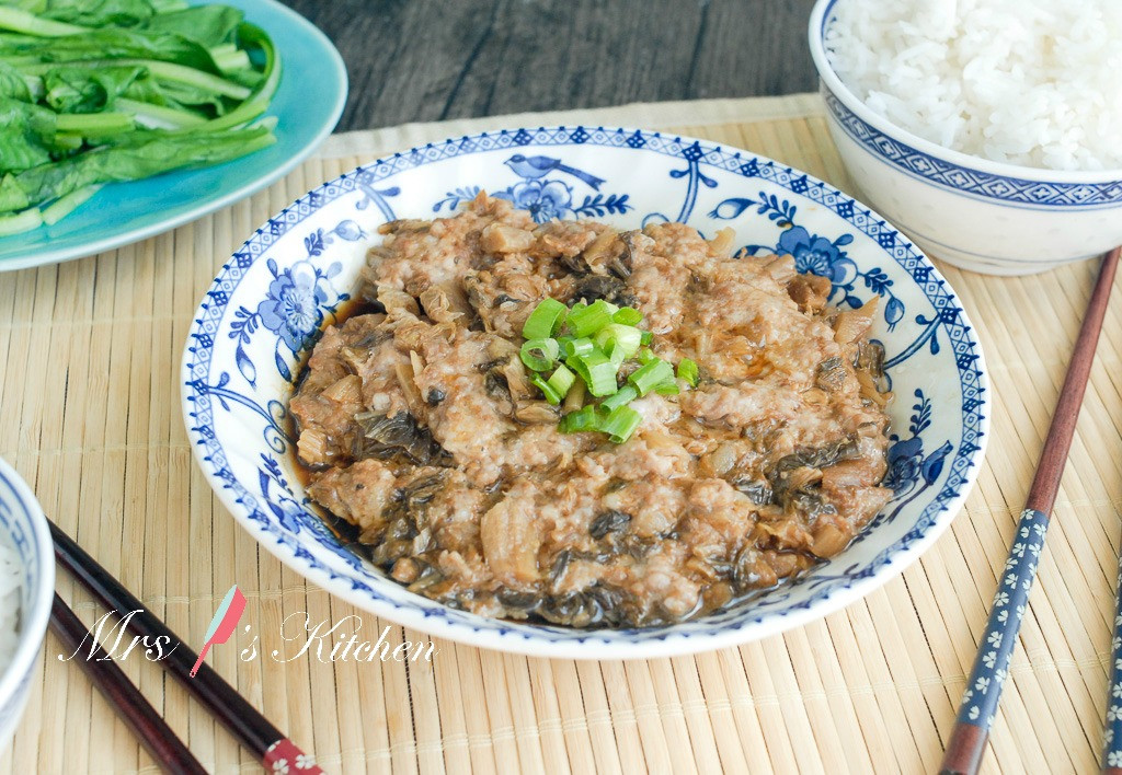 簡易家常菜 梅乾菜蒸肉餅by Mrs P S Kitchen 愛料理