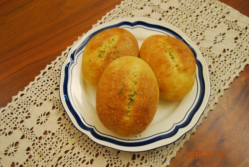 香草馬鈴薯麵包 (水合法+低溫發酵法)