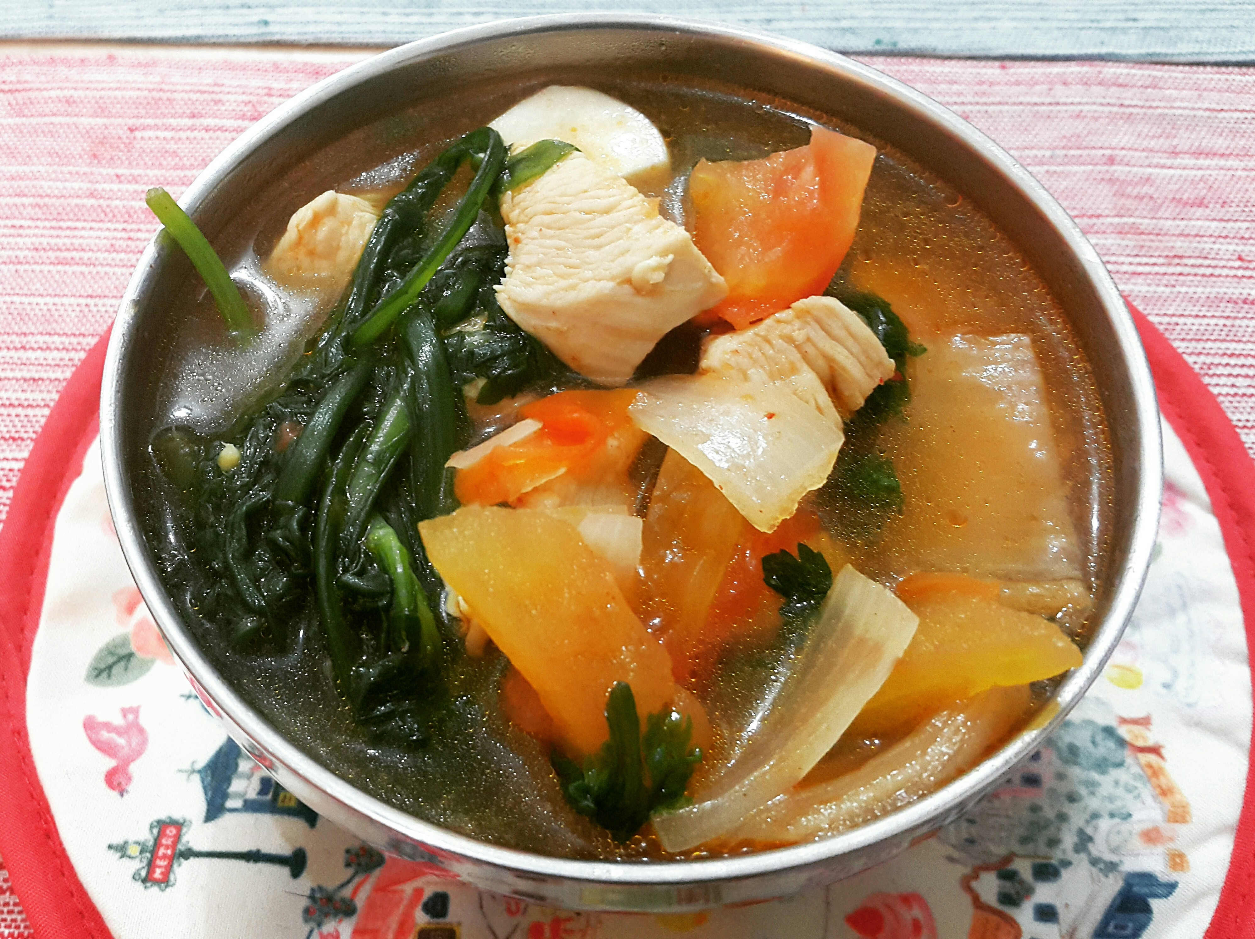 韓式雞胸蔬菜湯