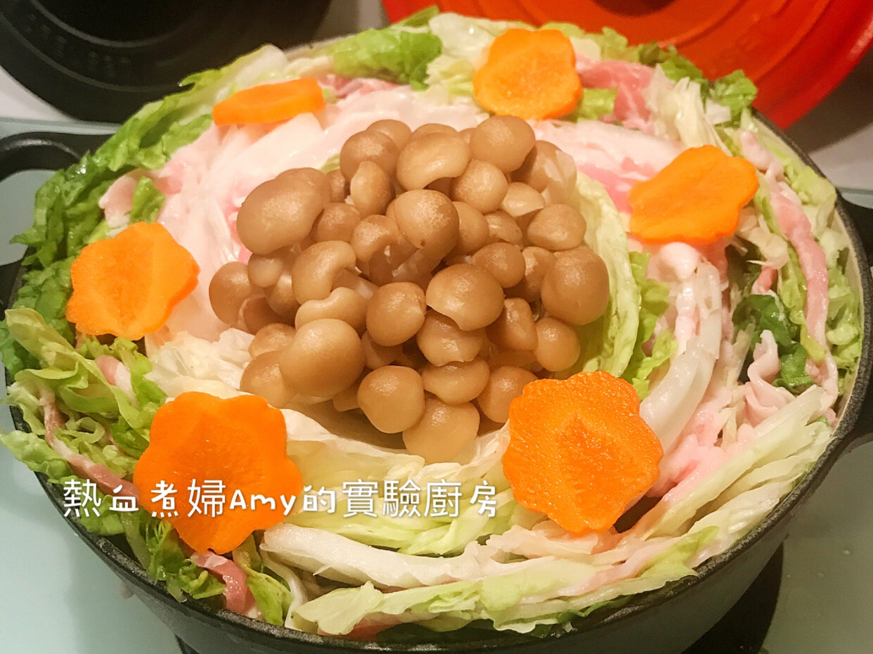 👩‍🍳日本人氣鍋「白菜豬肉千層鍋」