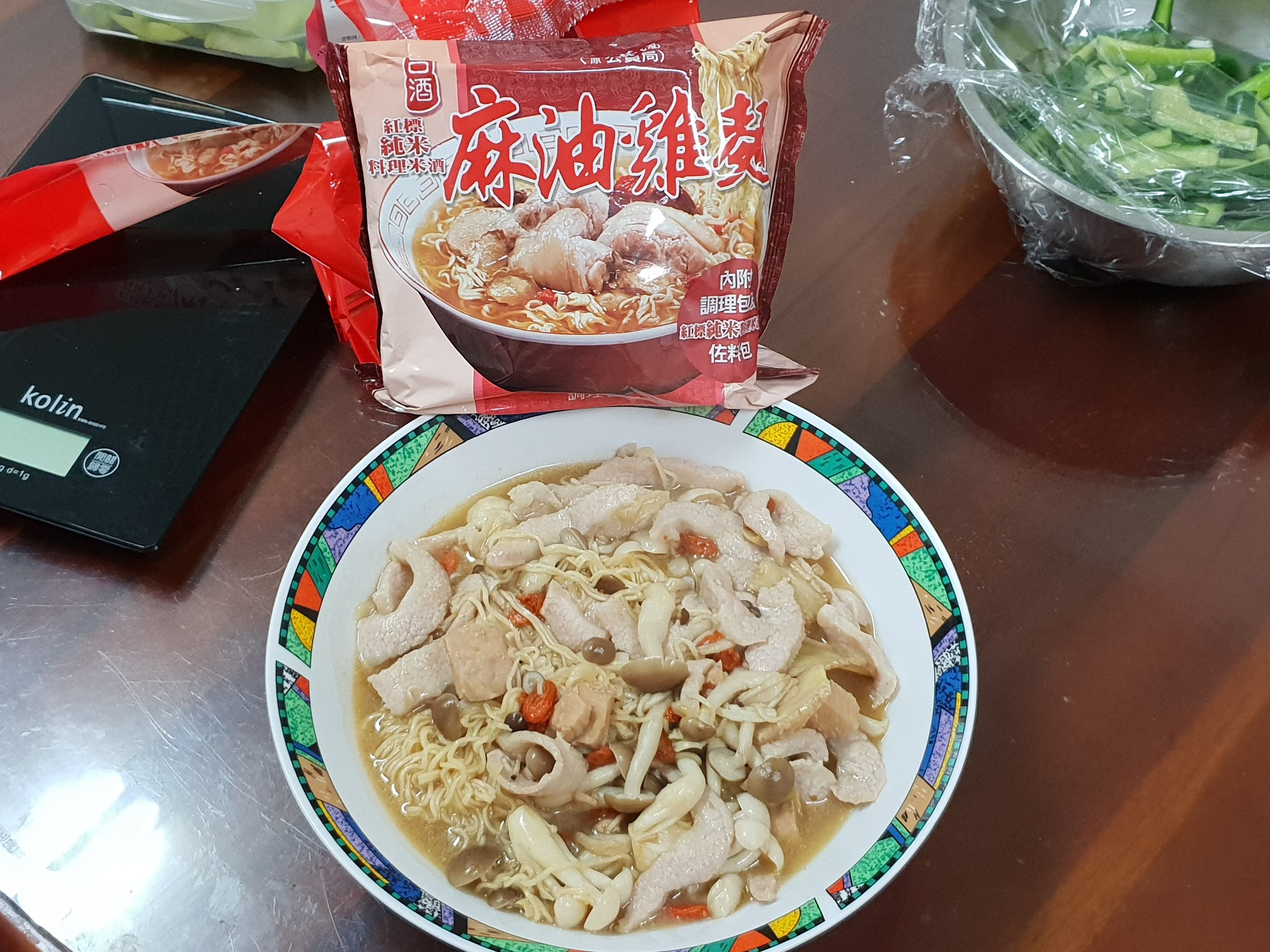 麻油松阪燴麵
