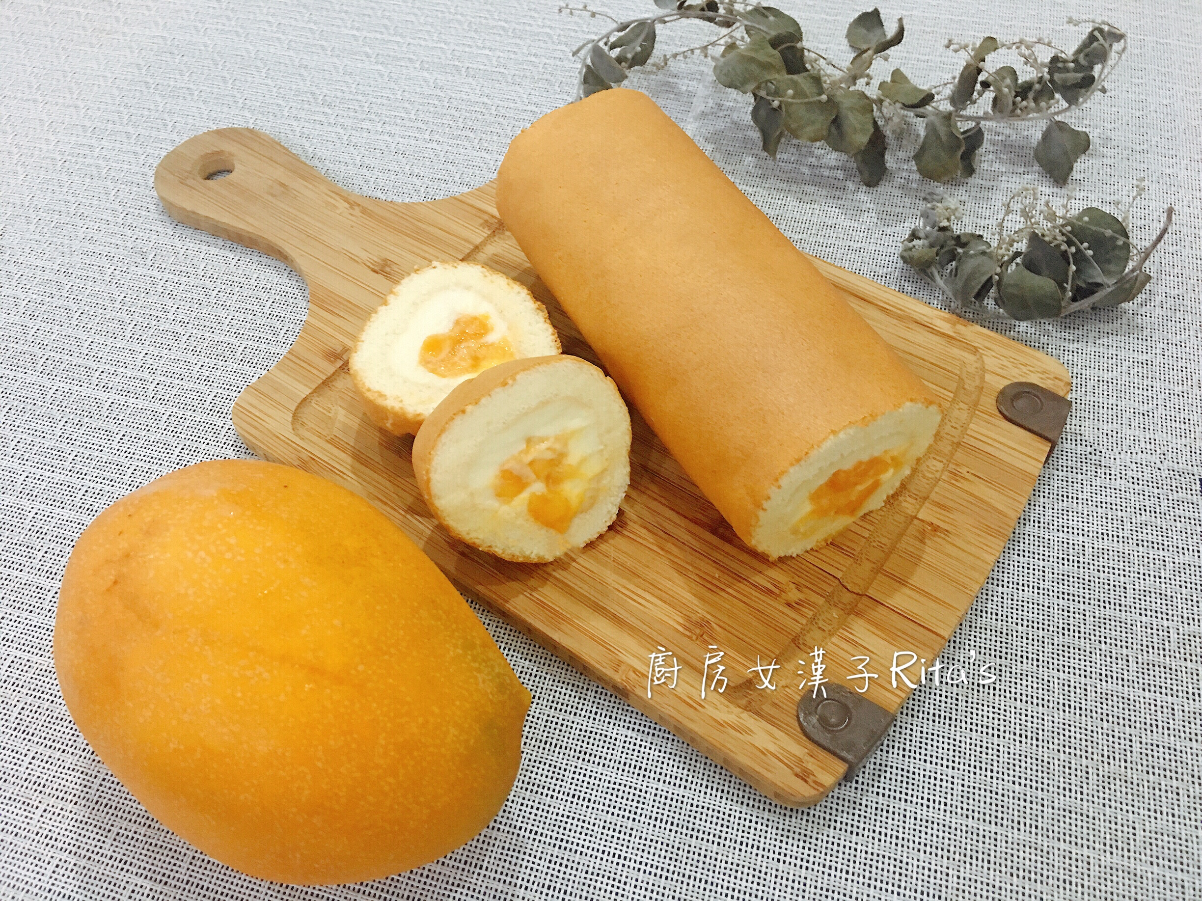 芒果馬斯卡澎戚風蛋糕by 廚房女漢子rita S 愛料理