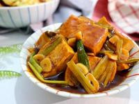 蜜汁蔥燒嫩豆腐