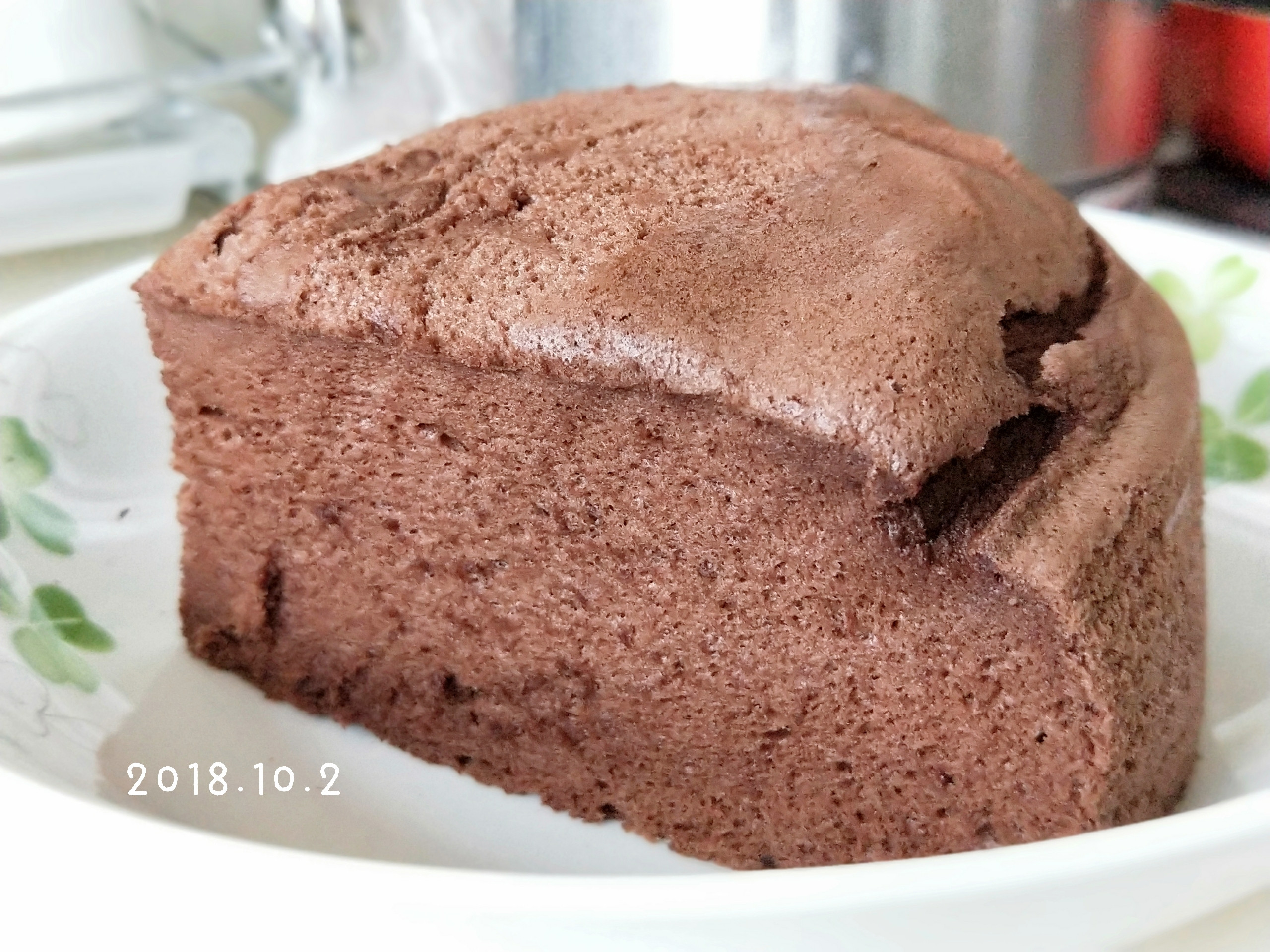 電鍋蒸蛋糕-巧克力蛋糕（8吋）