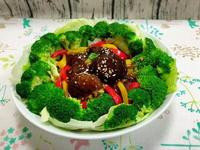 蘭花拌花菇(素食料理)