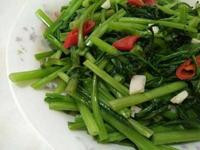 辣炒空心菜【豆豆愛的料理】【港澳/星馬】