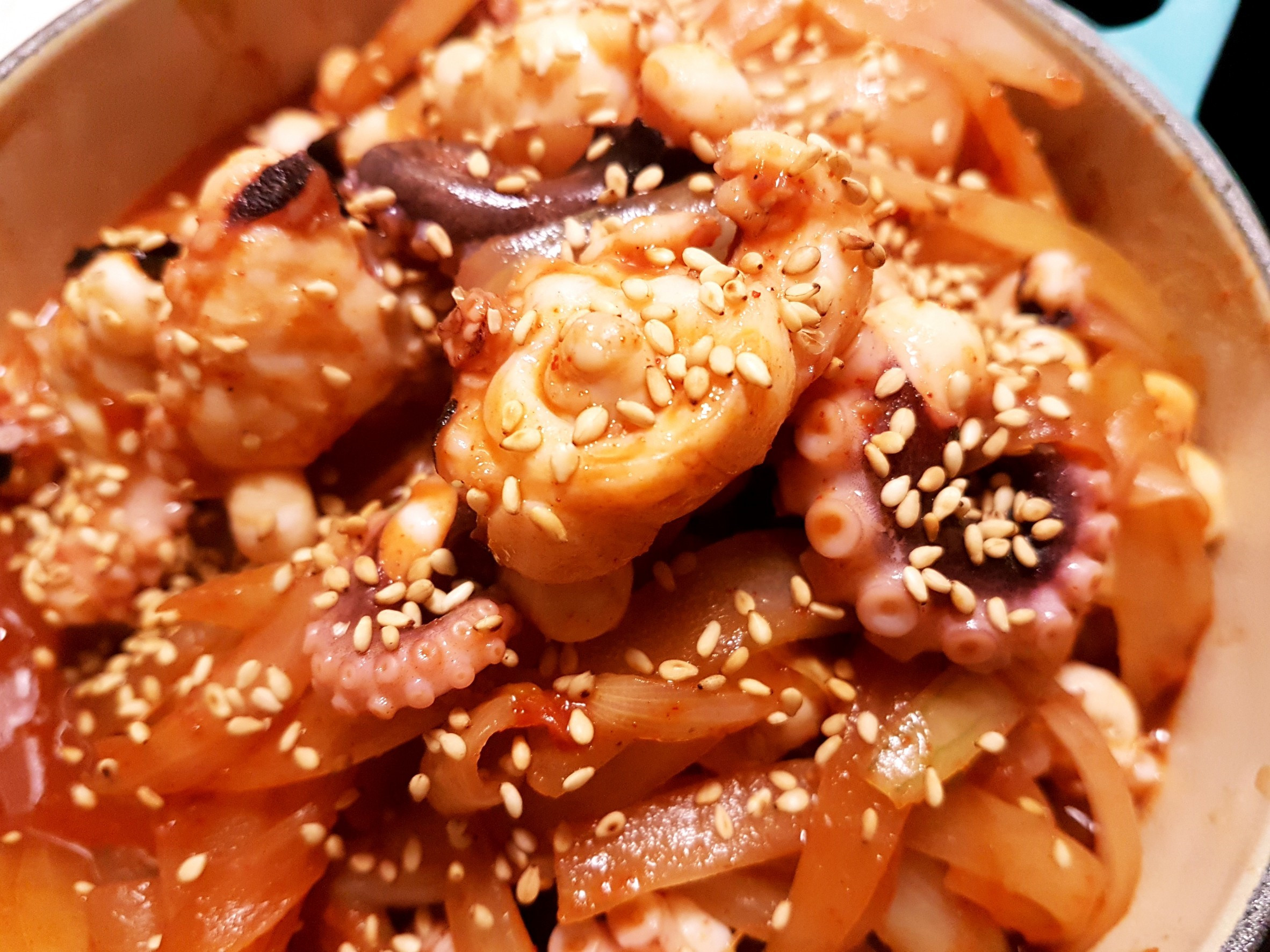 韓式辣炒章魚