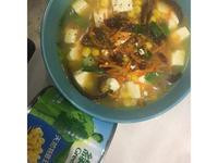 什錦玉米豆腐湯